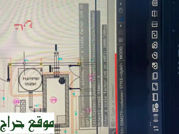 رسام اوتوكاد في الرياض لعمل جميع المخططات الهندسية ورفع مقاسات