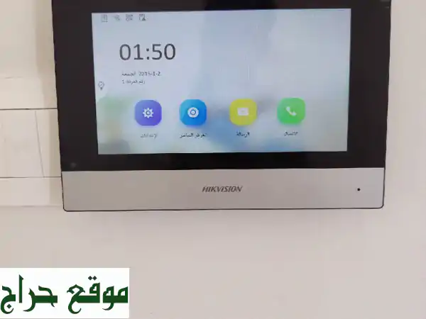 أمان بيتك بـ1300 فقط! 🛡️ تركيب انتركم IP بكاميرا وشاشة...