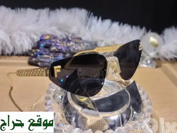 تألقي بـ Fendi: نظارات كات آي راينستون فاخرة بدون إطار