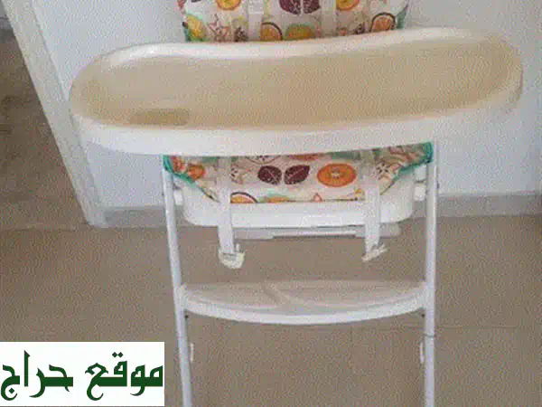 كرسي طعام Geoby Baby High Chair: أمان، راحة، ووجبات ممتعة لطفلك | مستلزمات أطفال