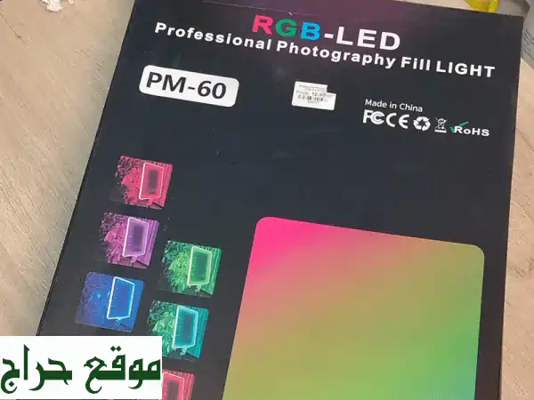 إضاءة PM6024 RGB LED 24 بوصة: احترافية للتصوير،...