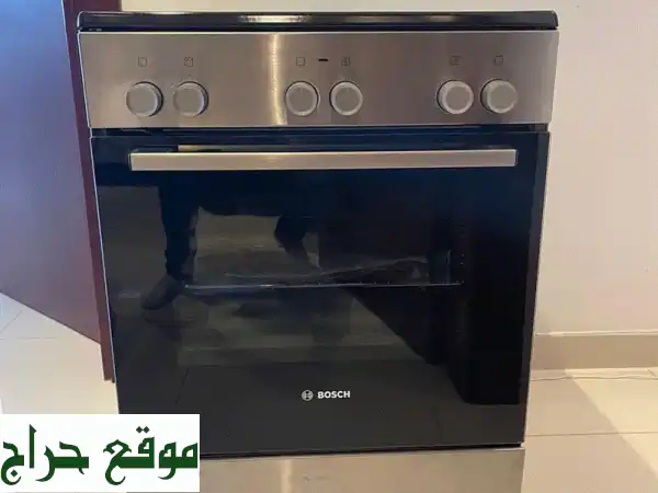 Bosch electric oven and 4 stove