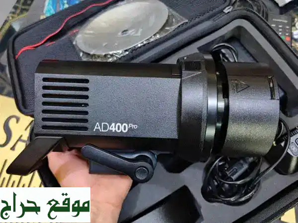 فرصة العمر للمصورين! 📸 Godox AD400 Pro (بحالة الوكالة) |...