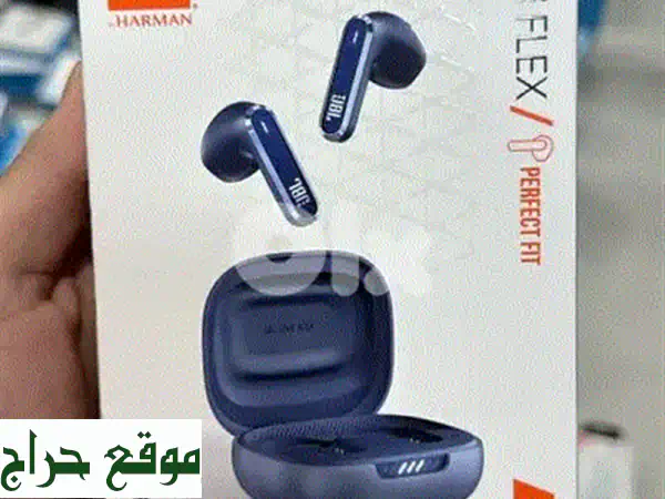 JBL Live Flex Silver: انغمس في عالم الصوت الفاخر! (توصيل متوفر)
