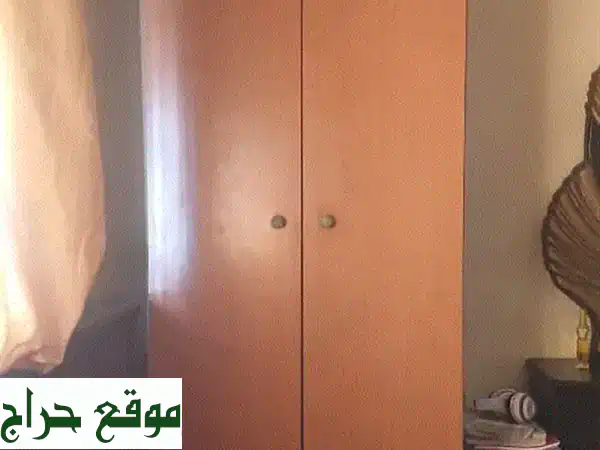 خزانة درفتين برفوف منظمة: حل التخزين الأمثل لغرفة...