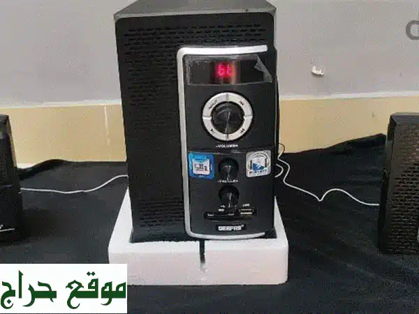 لا تفوت الفرصة! مكبر صوت Geepas 2.0 متعدد الوسائط: بلوتوث، USB، FM، صوت نقي – تجربة ترفيه متكاملة