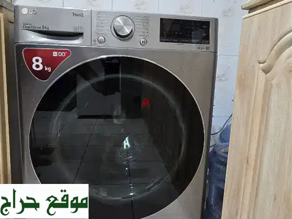 ارفع مستوى غسيلك: غسالة LG ThinQ 8 كجم – نظافة مثالية...