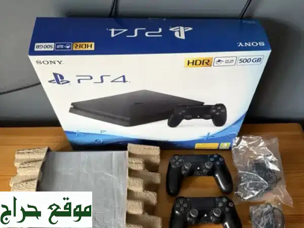 بلايستيشن 4 جديد (مصنع) + 2 يد تحكم 🎮 | ضمان سنة | تقسيط...