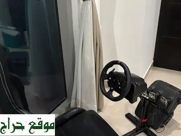 انغمس في عالم السباق! 🏎️ مقود Logitech G920 + كرسي...
