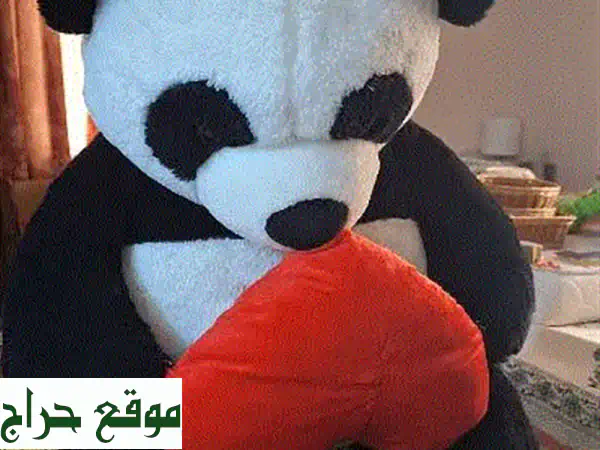 دبدوب باندا عملاق قطيفة بحالة ممتازة | هدية...