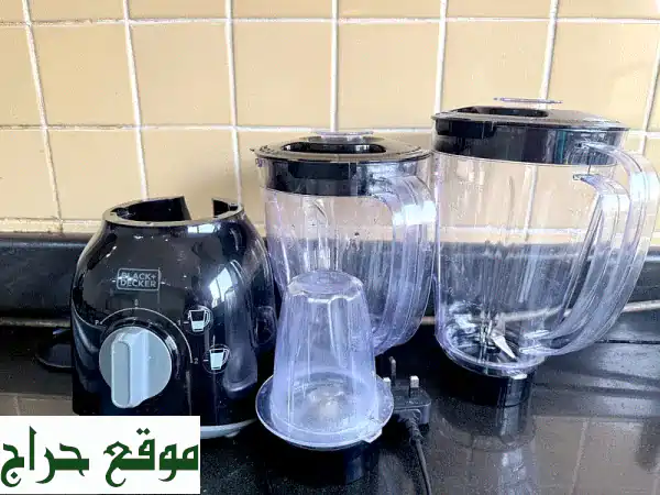 ⚡️ فرصة ذهبية! عصارة بلاك أند ديكر (Black & Decker) شبه جديدة بحالة ممتازة (6 BD)