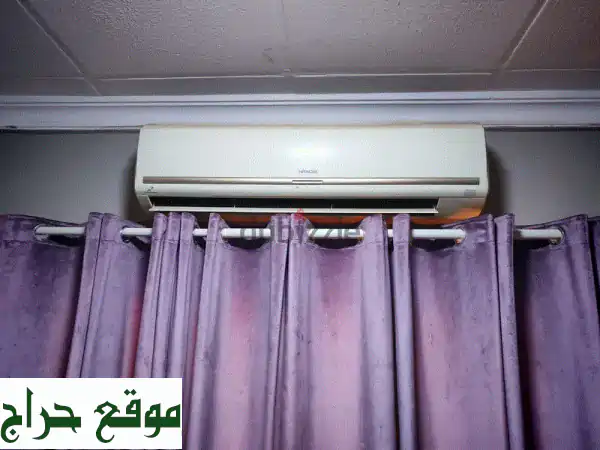 تبريد هيتاشي فاخر! مكيف سبليت 2 طن (24000 BTU) بحالة ممتازة للبيع