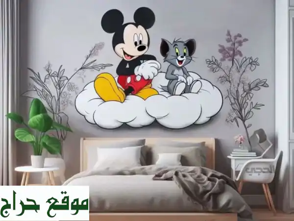 حوّل منزلك: ديكورات جبسون بورد، أسمنت، رسم...