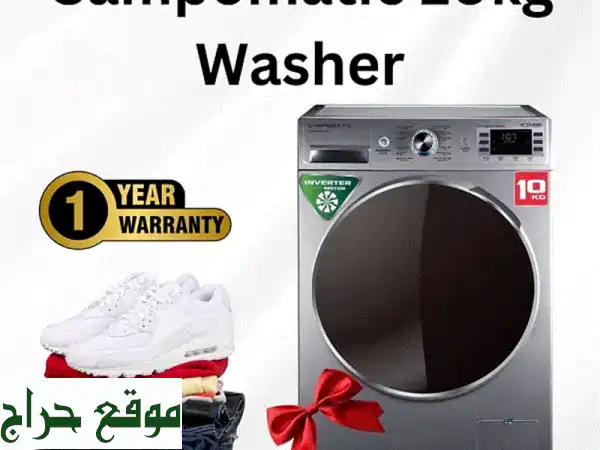 اكتشف غسالة Campomatic Samsung 7 كغ الجديدة | أبيض رمادي | نظافة مثالية لمنزلك بضمان سنة | تبدأ من $275