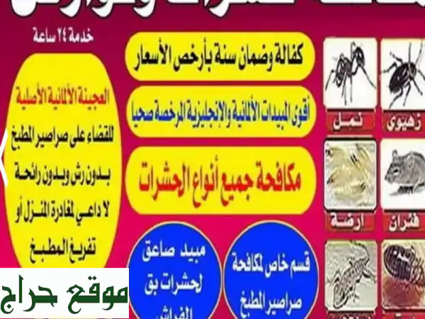 شركة التقنية الحديثة: مكافحة حشرات احترافية...
