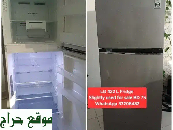 ثلاجة LG 422L وأكثر! أجهزة إلكترونية بحالة ممتازة + توصيل...