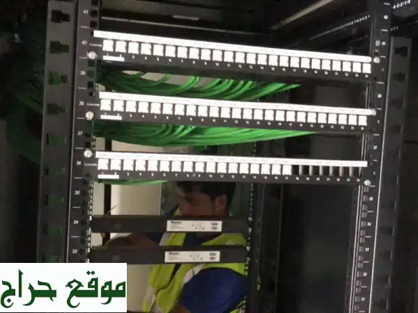 خدمات تركيب كابلات الاتصالات الاحترافية | فنيون...