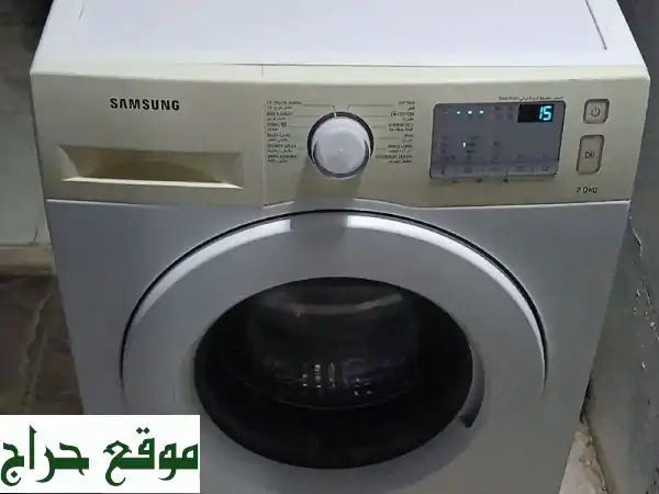 فرصة! غسالة سامسونج 7 كيلو مستعملة بحالة ممتازة -...
