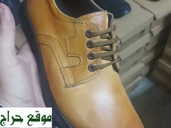 أحذية جلد طبيعي جملة: نعل رابر، فرش طبي | راحة...