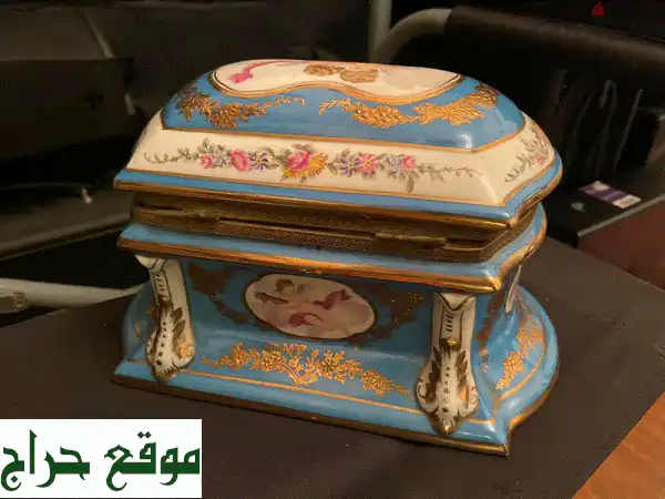 كنز فرنسي نادر: قطعة أنتيك أصلية | 100+ عام | مطلية...