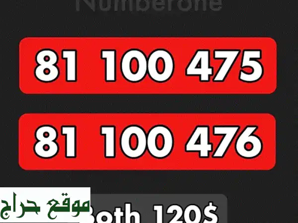 عرض حصري: شحن ألفا المزدوج (2x100) بـ 120$ فقط! توصيل مجاني...