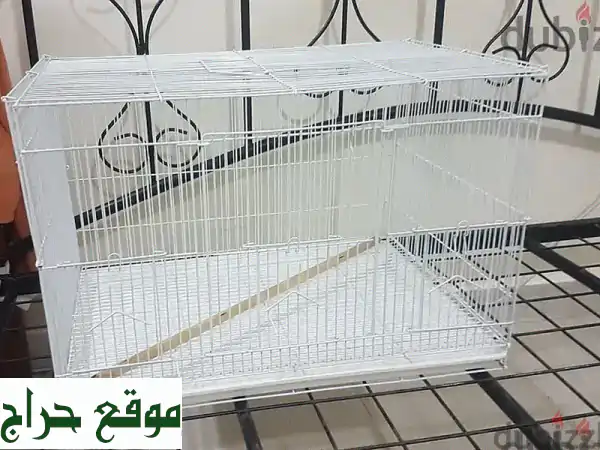 وفر لطيورك مساحة أحلامها! قفص طيور كبير ومتين (60x42x42...