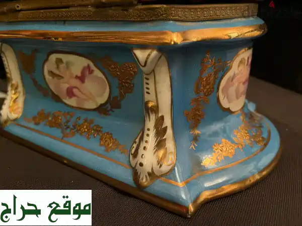كنز فرنسي نادر: قطعة أنتيك أصلية | 100+ عام | مطلية بالذهب | رسوم يدوية