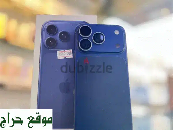 فرصة لا تعوض! ايفون 17 برو 256GB الجيل الأخير - بطارية 100%...