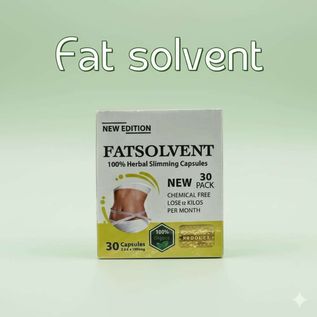 خسارة الوزن بقت أسهل وأسرع مع كبسولات FAT SOLVENT الأصلية!