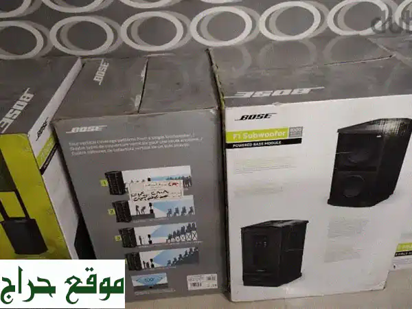 فرصة ذهبية! نظام صوتي Bose F1 Model 812 و F1 Subwoofer جديد كلياً...