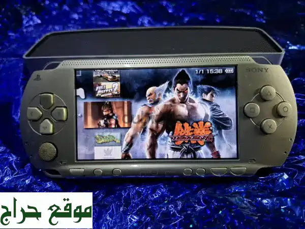 PSP Sony P1000 Phat الذهبي النادر: 48 لعبة، ذاكرة 8GB وشاحن أصلي! استرجع متعة الألعاب الكلاسيكية!