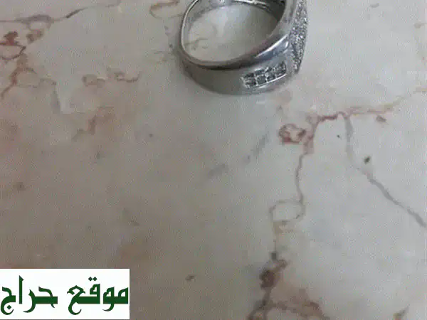 فرصة ذهبية: خاتم فضة 925 أصيل (6.83 جرام) للبيع لأعلى سعر! مقتنى فريد.