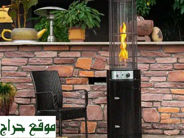 تخفيضات الجمعة السوداء: مدفأة غاز فيروتي هرمية أنيقة - جديدة بضمان سنة!