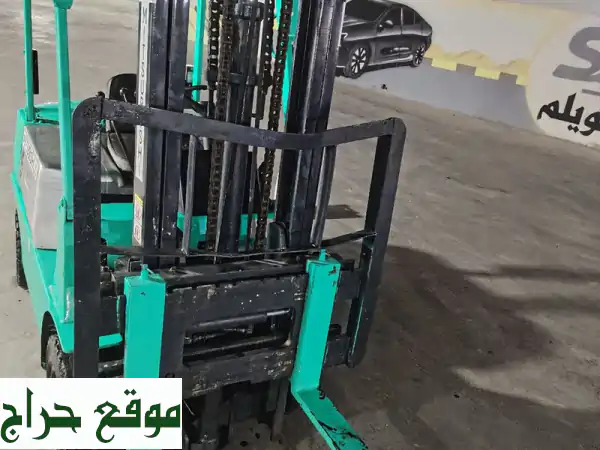 فرصة ممتازة! رفاعة شوكية ميتسوبيشي ديزل 1.5 طن | موديل 90 | 3 متر حر | اتوماتيك