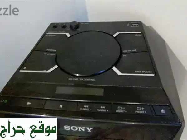 سوني MHC-V4D | نظام صوتي متكامل: كاريوكي، CD، بلوتوث، USB، FM | صوت احترافي ونقي