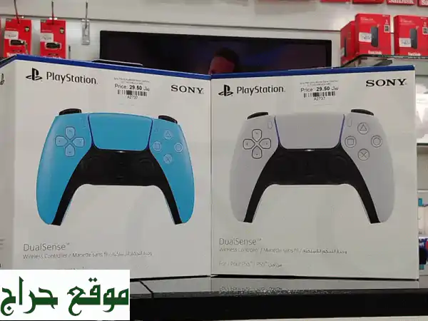 يد تحكم PS5 DualSense لاسلكية أصلية | اهتزاز لمسي وتوصيل...