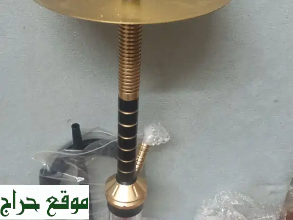 أرجيلة كريستال VIP فاخرة: موديل جديد بنظام تهوية! (مزاد حصري)