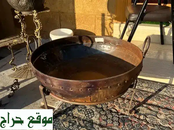 وعاء نار حديدي عتيق | مدفأة حديقة كلاسيكية فاخرة |...