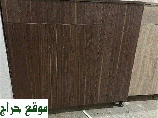 شفنيرة فاخرة 4 أدراج مع مرايا - جديد كرزي/جوزي/بني غامق | توصيل متاح
