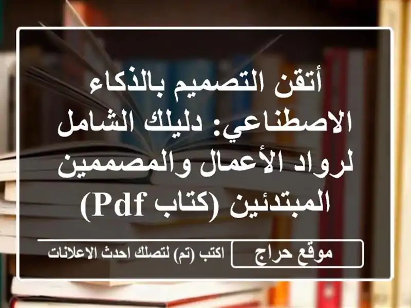 أتقن التصميم بالذكاء الاصطناعي: دليلك الشامل...