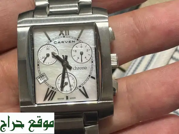 فرصة نادرة: ساعة Carven Chrono 2003 سويسرية أصلية بحالة...