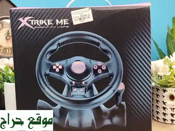 Xtrike Me GP903: مقود سباق اهتزازي | تجربة قيادة واقعية للكمبيوتر والبلايستيشن | متوفر في عمان