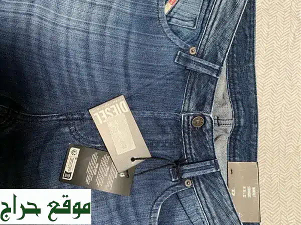 جينز ديزل ماركي مستقيم REH17 الأصلي - جديد تماماً مع التاغ (مقاس 31/32) | أناقة رجالية كلاسيكية