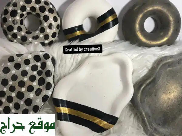 فازة دونات يدوية الصنع: تحفة فنية فريدة لمنزلك الأنيق - أثاث وديكور