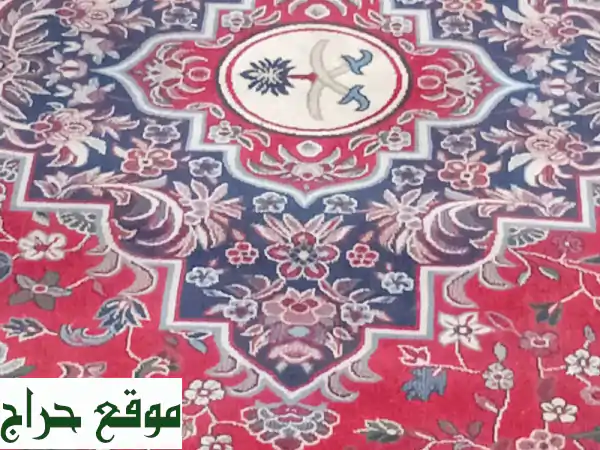 تحفة نادرة: سجادة الحرم النبوي (5*3م) صوف فاخر شبه جديدة