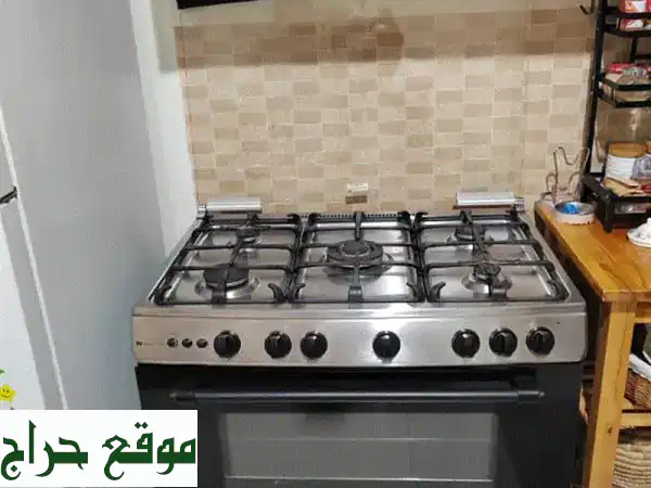 طباخ وايت وستنجهاوس أمريكي ٥ شعلات | فرن ٩٠ سم عملاق | بحالة ممتازة كالجديد