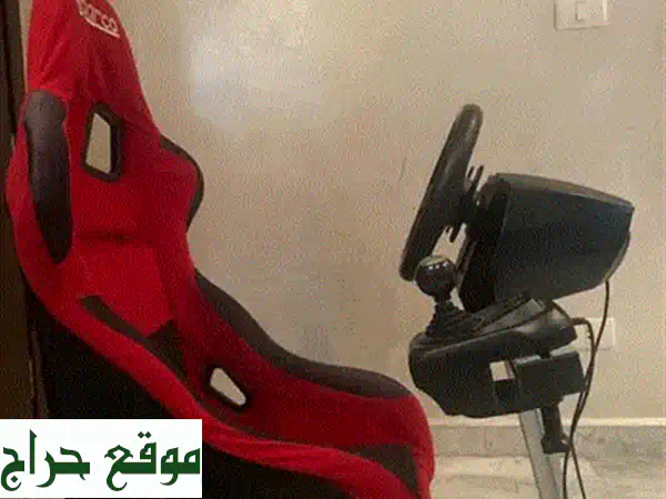 Complete flexible racing seat simulator with PXN V9 wheel + shifter