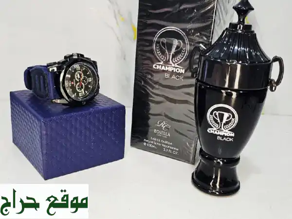 بكج رجالي أنيق: ساعة فخمة وعطر ساحر بـ 11.99 دينار...