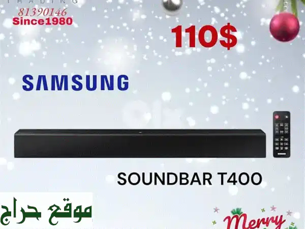 تجربة صوت سينمائي أصيل: ساوندبار سامسونج جديد ومكفول...