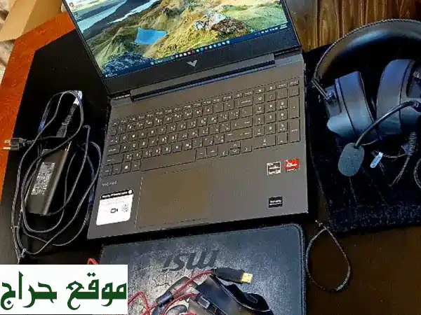 🔥 HP Victus 15 Gaming | Ryzen 57535 HS | RX 6500M 144Hz | نظيف جداً +...
